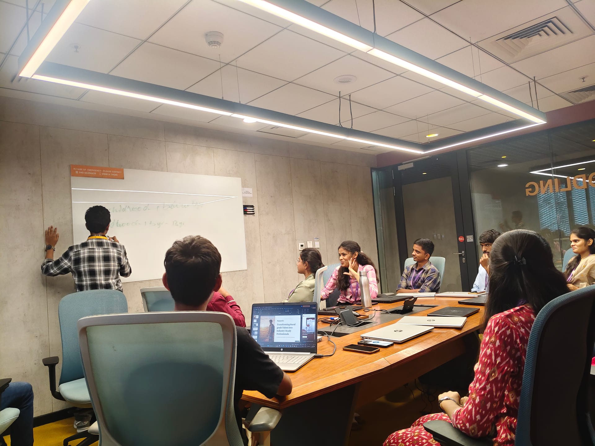 Full Cohort Collaborative Review inside T-Hub